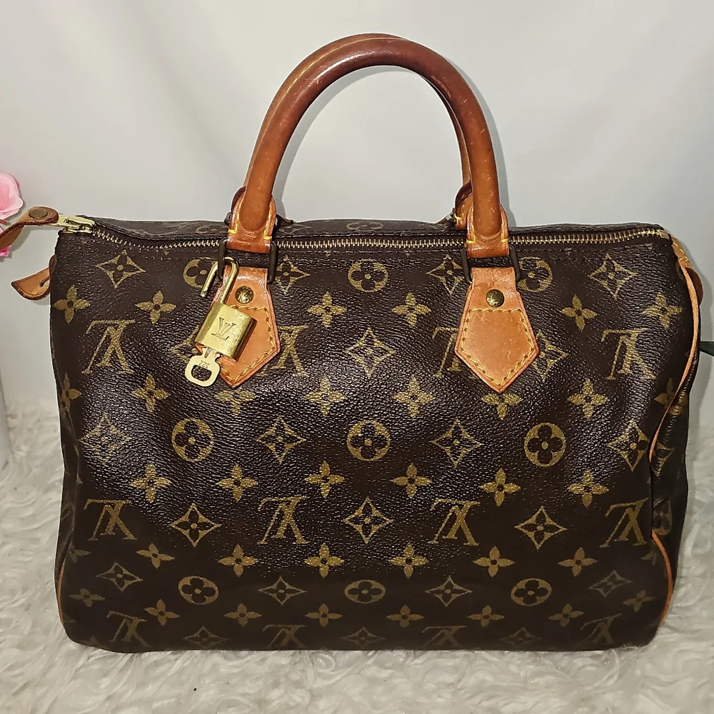 Louis Vuitton Speedy 30 Monogram Brown Handbag - Picture 16 of 16